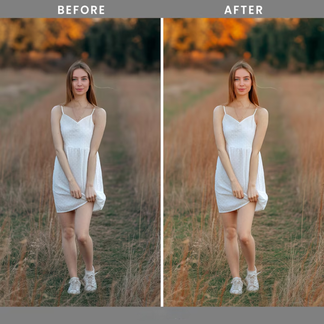 Gold & Bold Lightroom Presets: 27 Premium Golden Hour and Warm Tone Filters (Mobile and Desktop, Digital Download)
