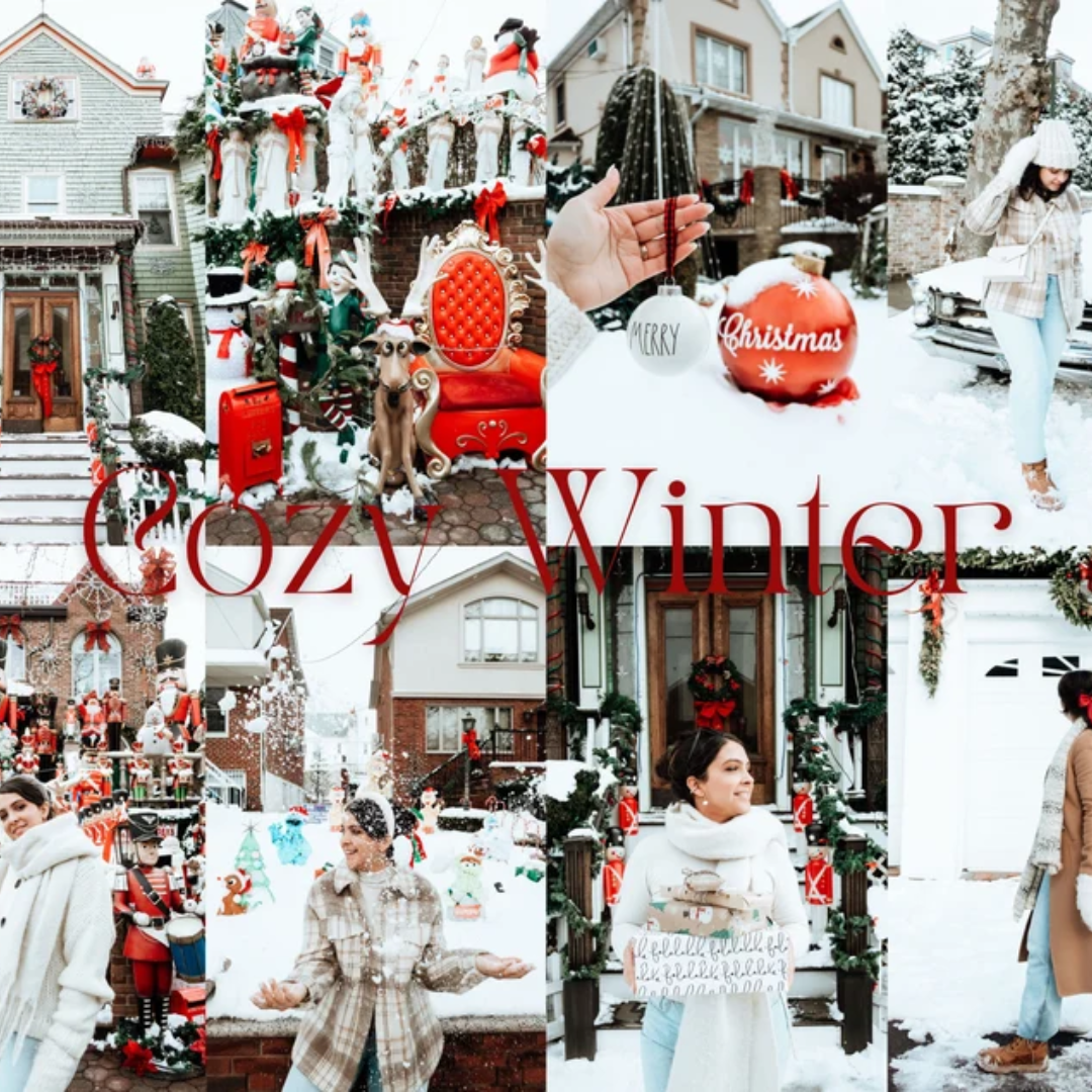 1000 Holiday Lightroom Presets Christmas Presets Winter Presets Holiday Presets Festive Preset Moody Preset Influencer Presets Mobile Preset