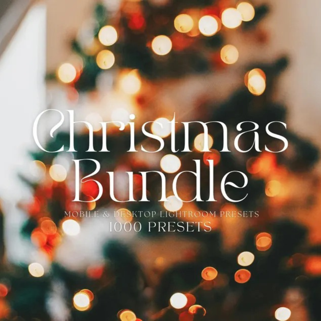 1000 Holiday Lightroom Presets Christmas Presets Winter Presets Holiday Presets Festive Preset Moody Preset Influencer Presets Mobile Preset