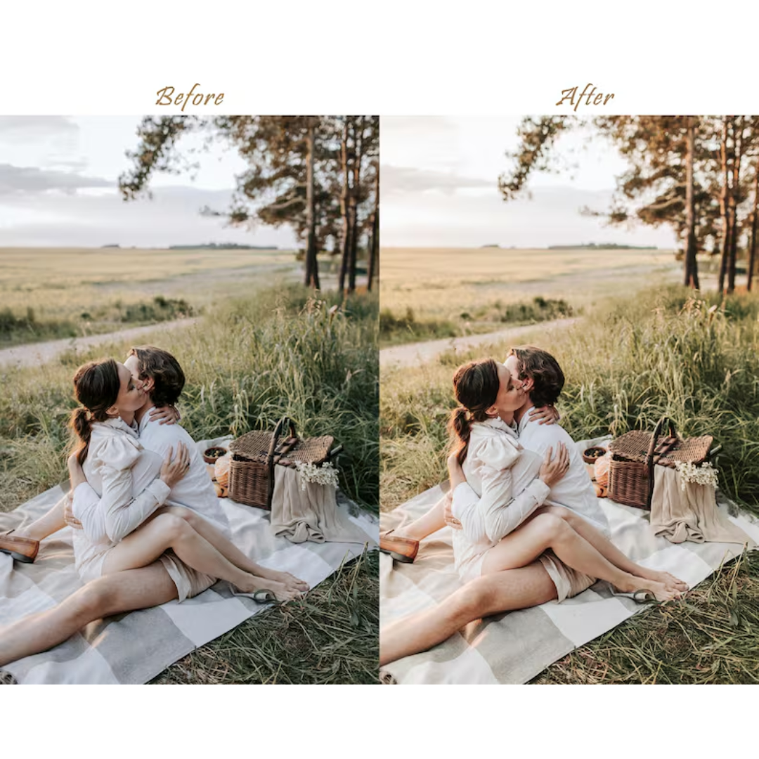 44 Natural LIGHTROOM Presets, Outdoor Presets, Creamy Preset, Bohemian Preset, Warm Light Preset, Mobile Preset, Bright Airy Desktop Presets