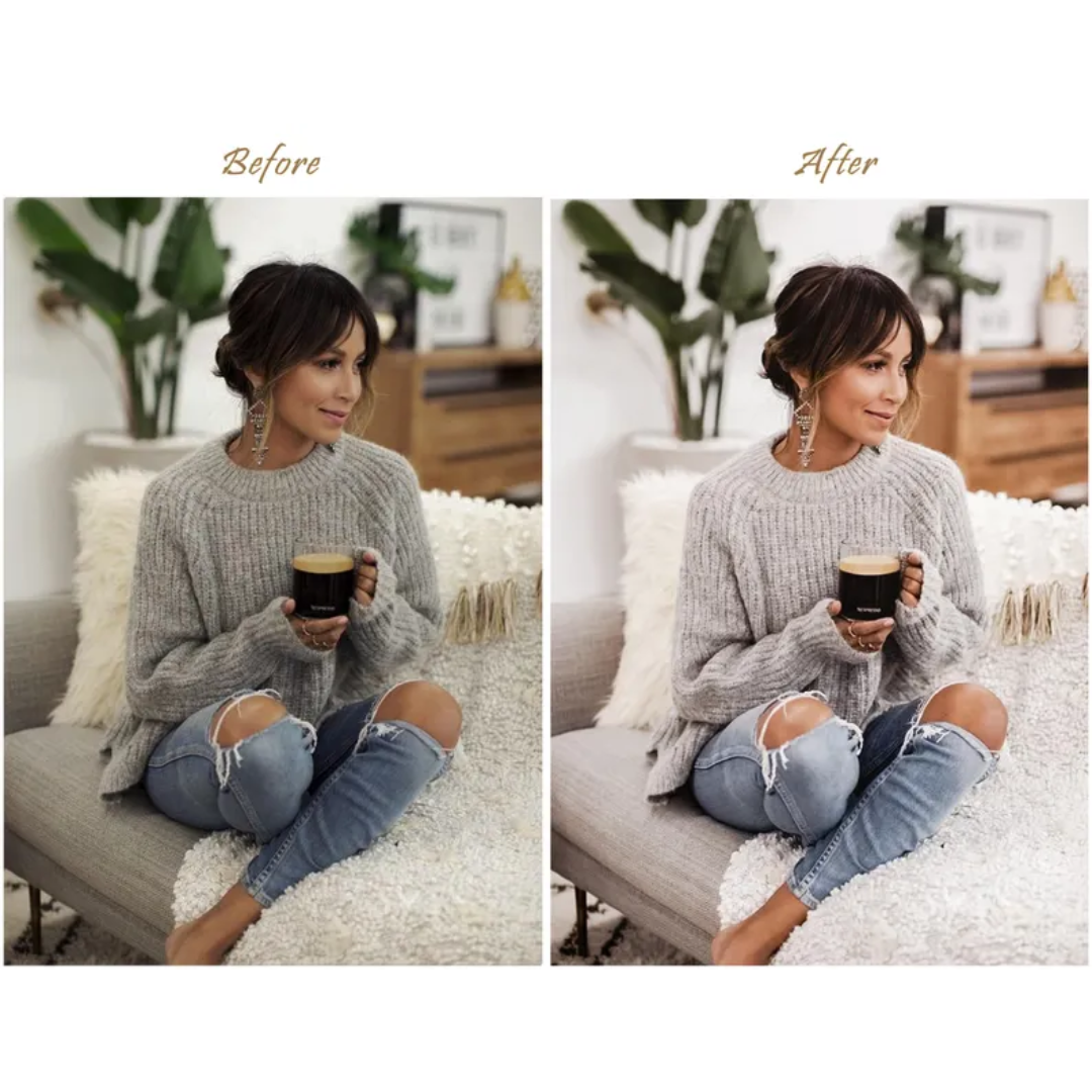 44 Natural LIGHTROOM Presets, Outdoor Presets, Creamy Preset, Bohemian Preset, Warm Light Preset, Mobile Preset, Bright Airy Desktop Presets